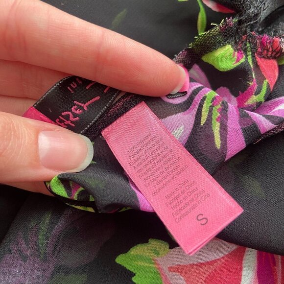 Betsey Johnson Intimates Floral Sheer Nightie Lingerie Dress and Thong Panty Set - Picture 7 of 16